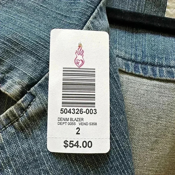 NWT Z. Cavaricci Denim Jacket - Picture 6 of 6